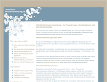 Tablet Screenshot of christliche-partnervermittlung.de